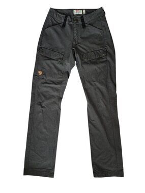 Fjallraven Keb Lite Hiking Climbing Pants Dark Gray Women's Size 26